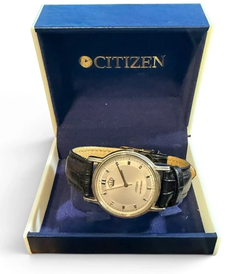 Vintage Citizen Water Resist Men's Dress Watch Base Metal Case S79271